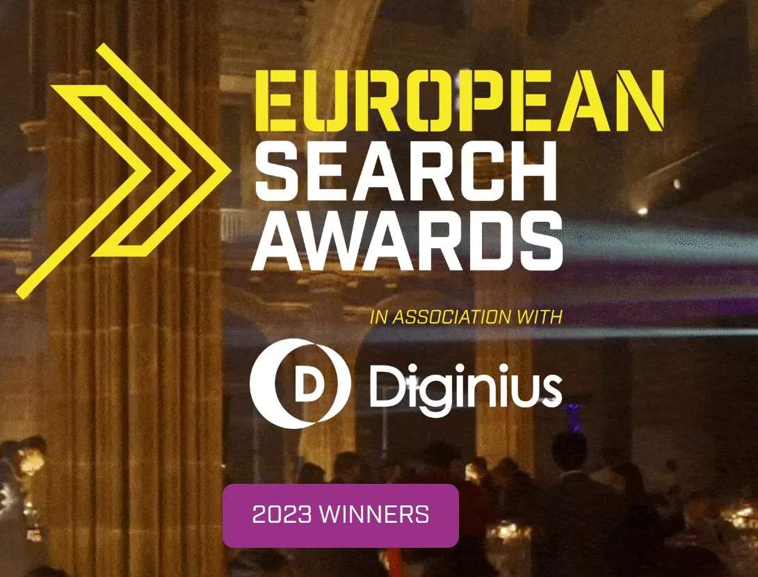 The European Search Awards 2023 winners graphic